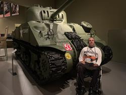 Amerykański czołg w Muzeum II Wojny Światowej
