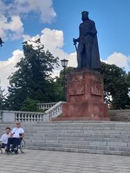 Monument to Bolesław the Brave, the first King of Poland