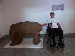 Replica of the Bear sculpture from Mount Ślęża