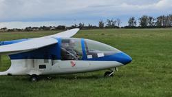 Before the Motor Glider Takeoff