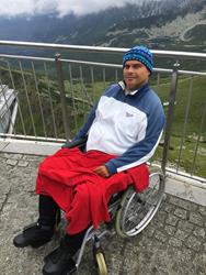 W oddali szlak pieszy na Kasprowy Wierch