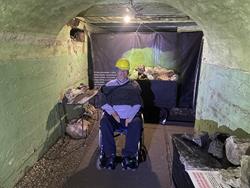 Im ehemaligen Atombunker