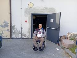 Eingang zum Museum für Menschen mit Behinderung