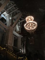 Kronleuchter im Salzbergwerk Wieliczka