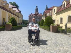 In front of Książ Castle