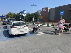 Parking w pobliżu ZOO Lubin